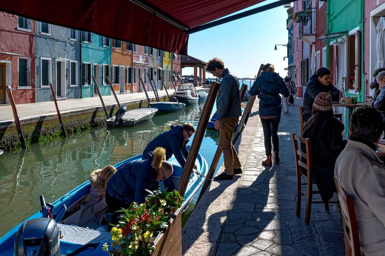La vie douce sur les canaux de Venise.